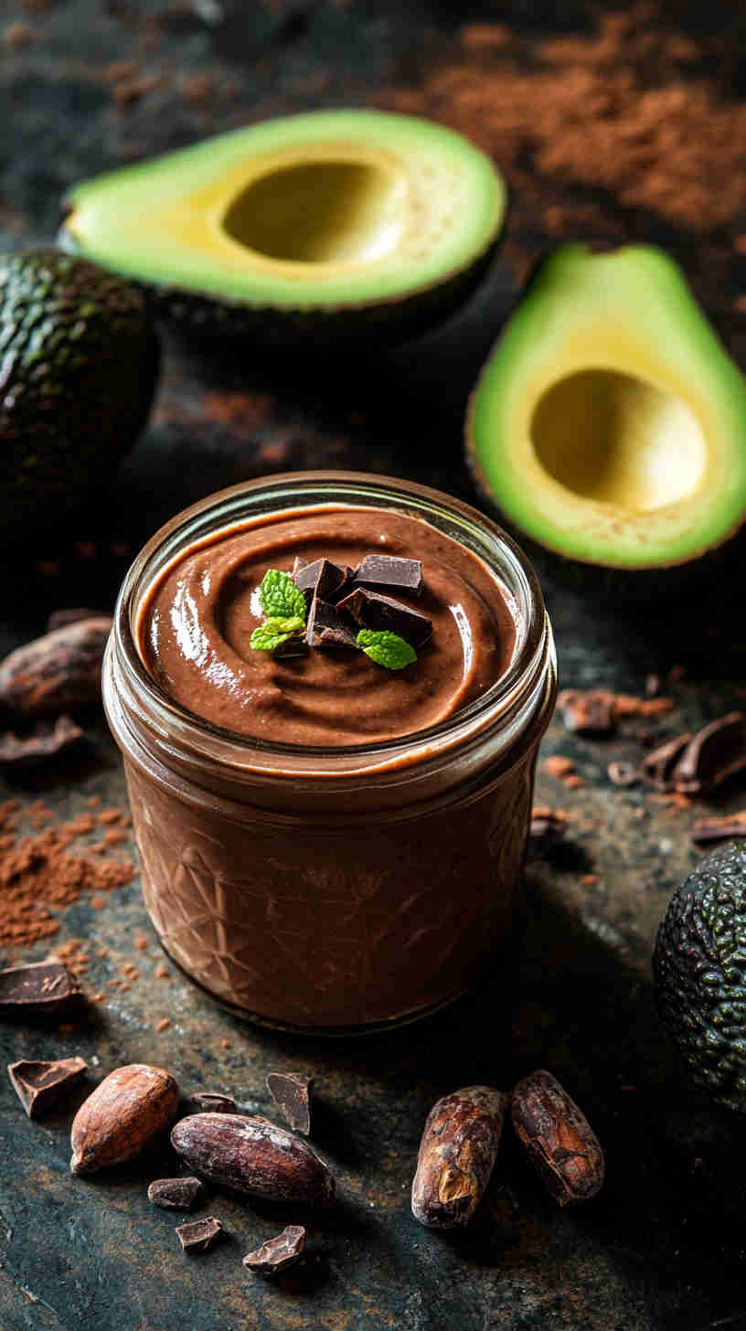 Low-Carb Chocolate Avocado Pudding