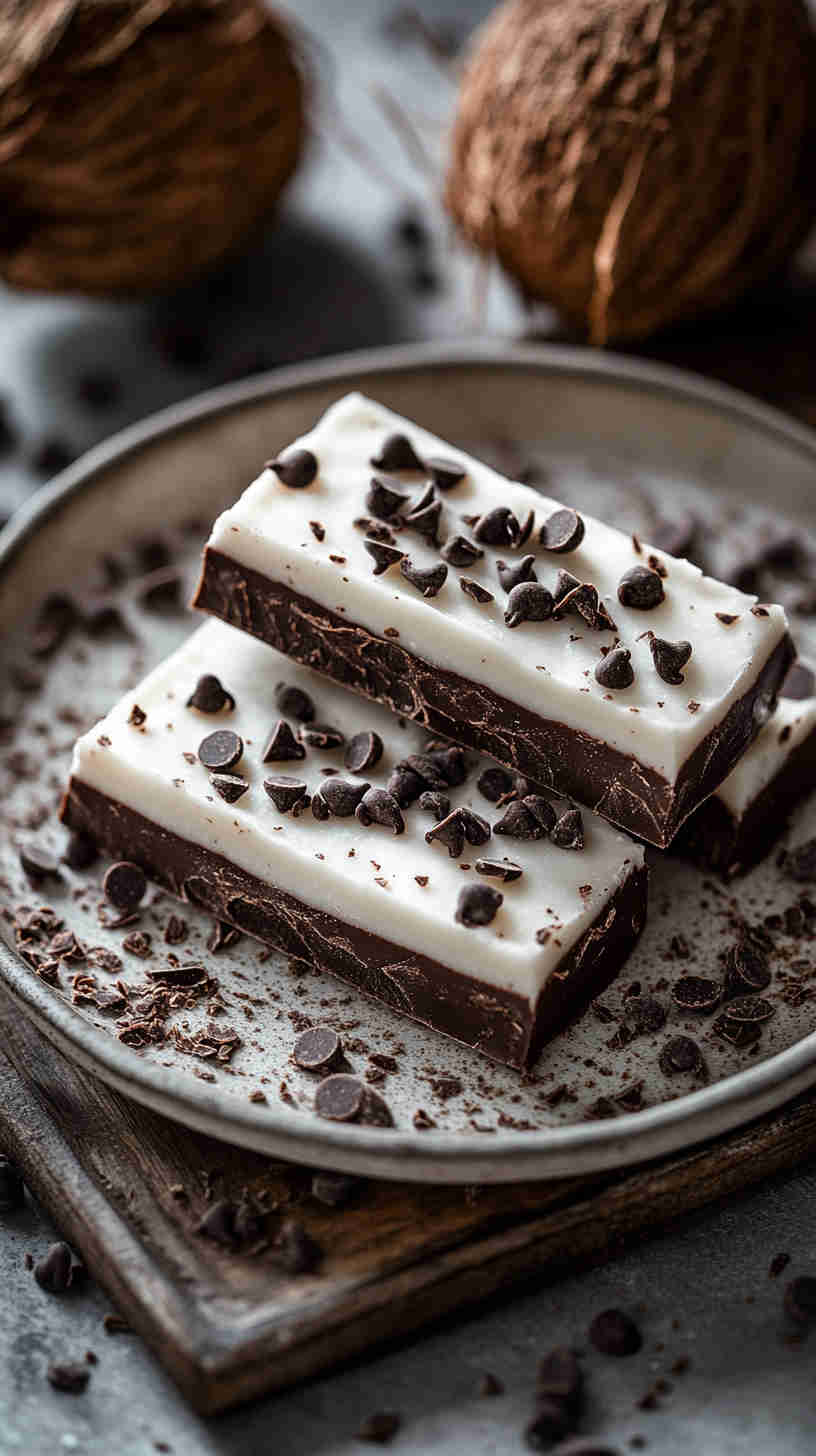 Low-Carb Chocolate Coconut Bars