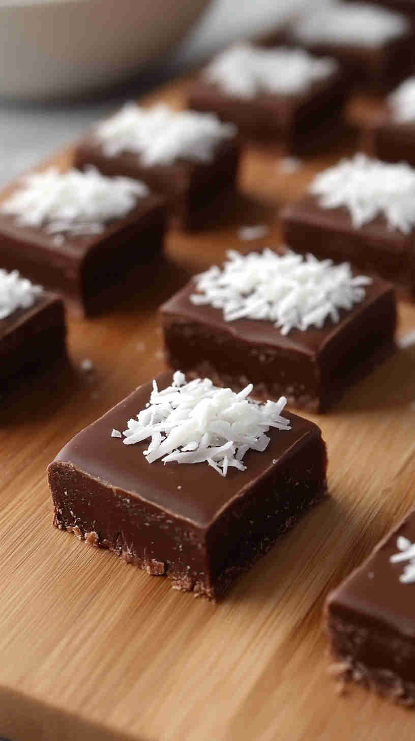 Low-Carb Chocolate Coconut Bars