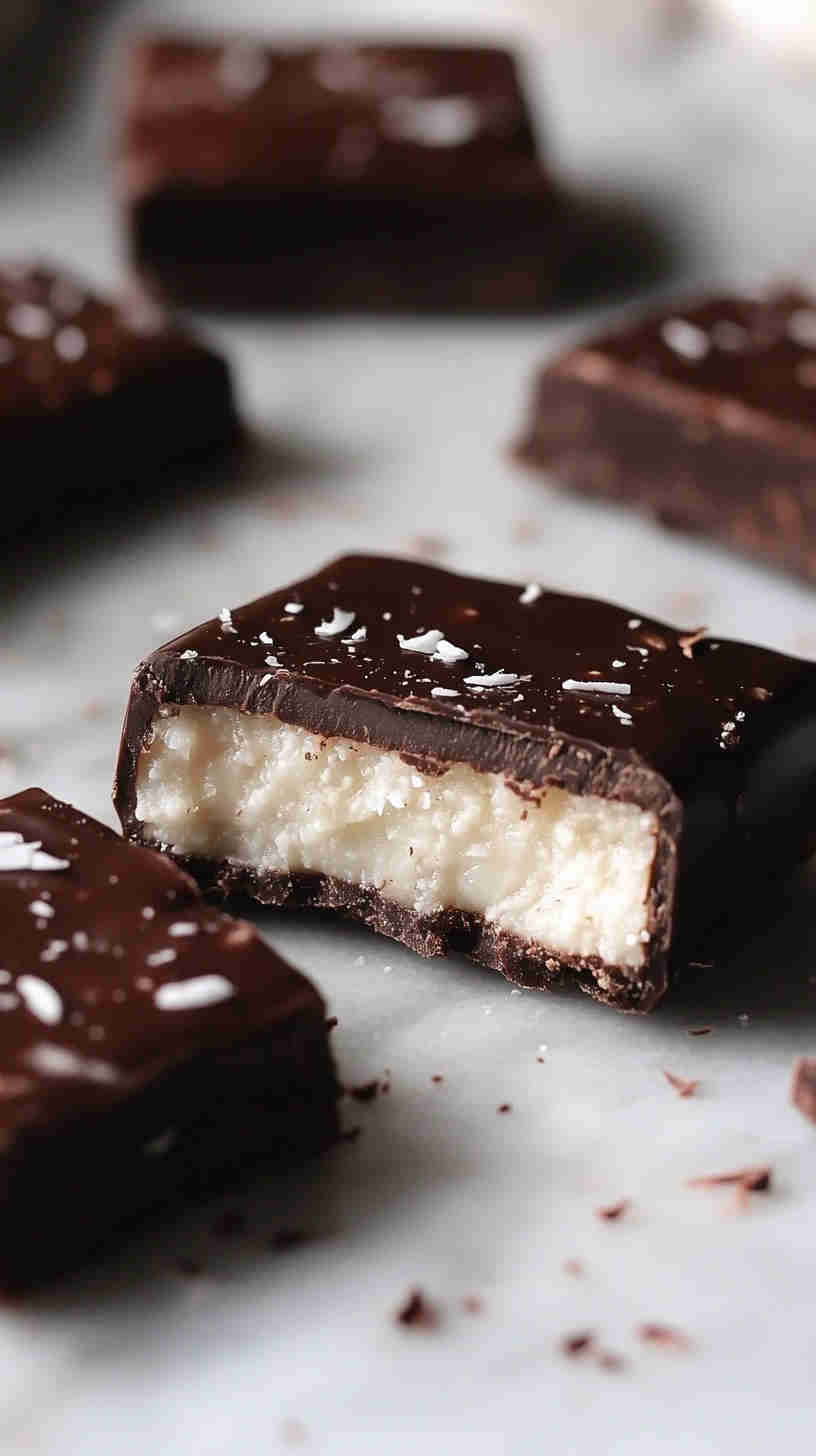 Low-Carb Chocolate Coconut Bars