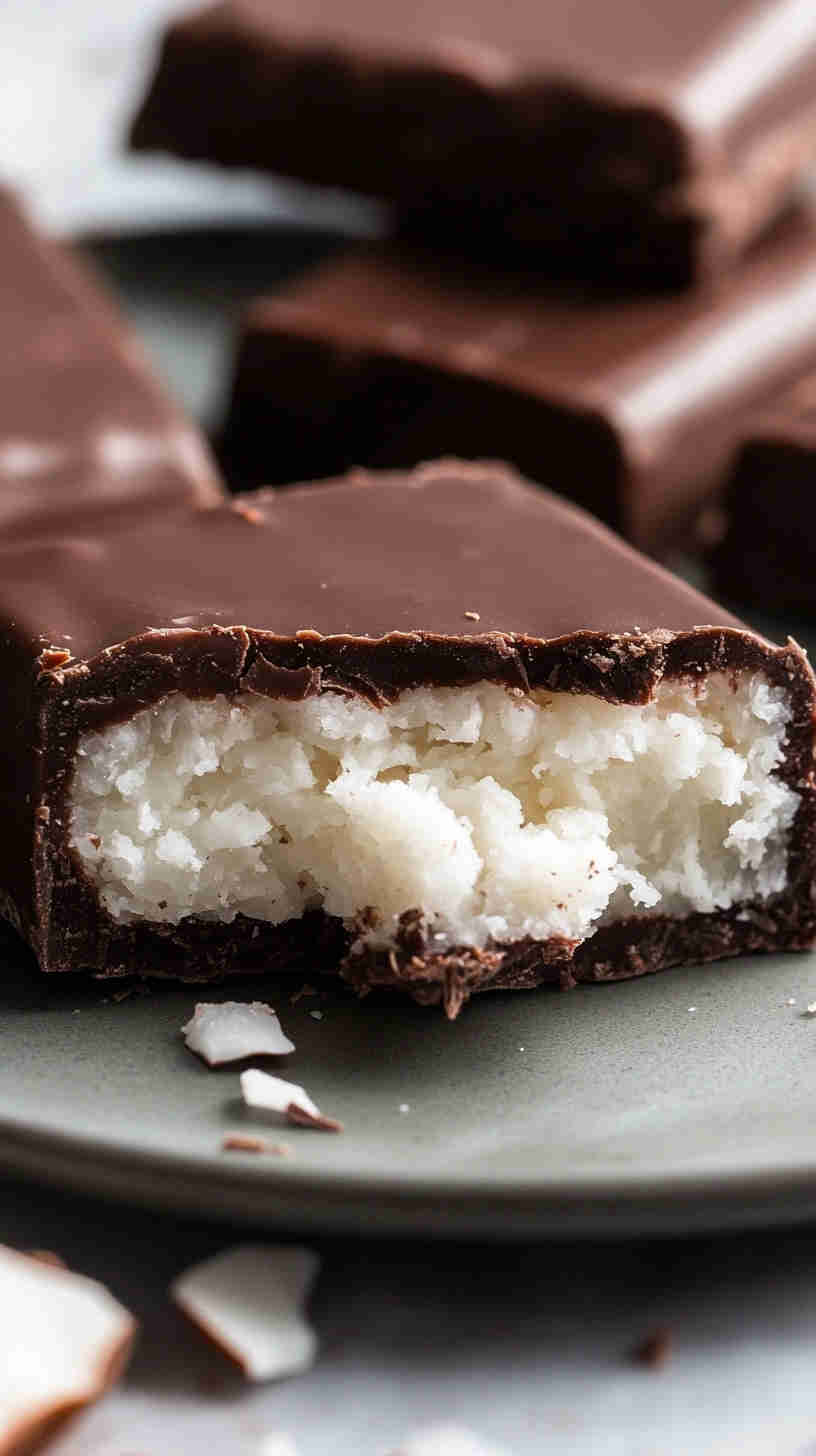 Low-Carb Chocolate Coconut Bars
