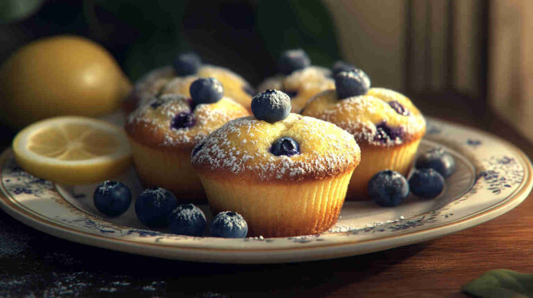 Low-Carb Protein Cake with Berries
