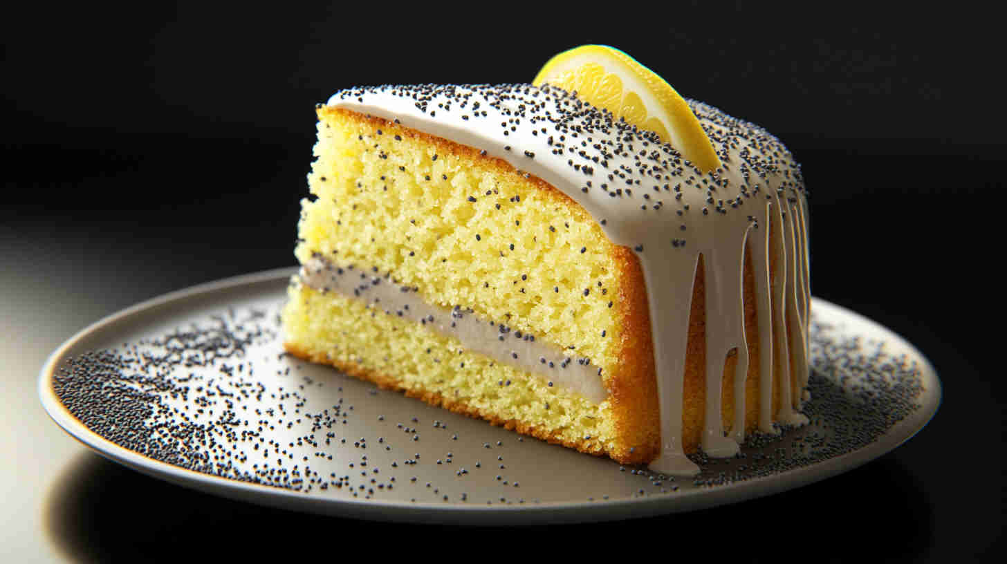 Low-Carb Lemon Poppy Seed Cake