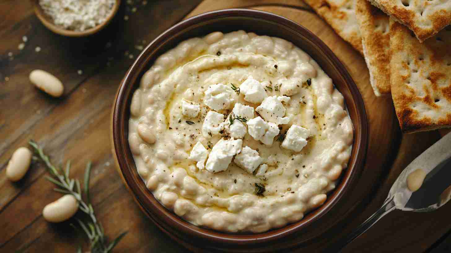 Mediterranean Cannellini Bean and Feta Dip