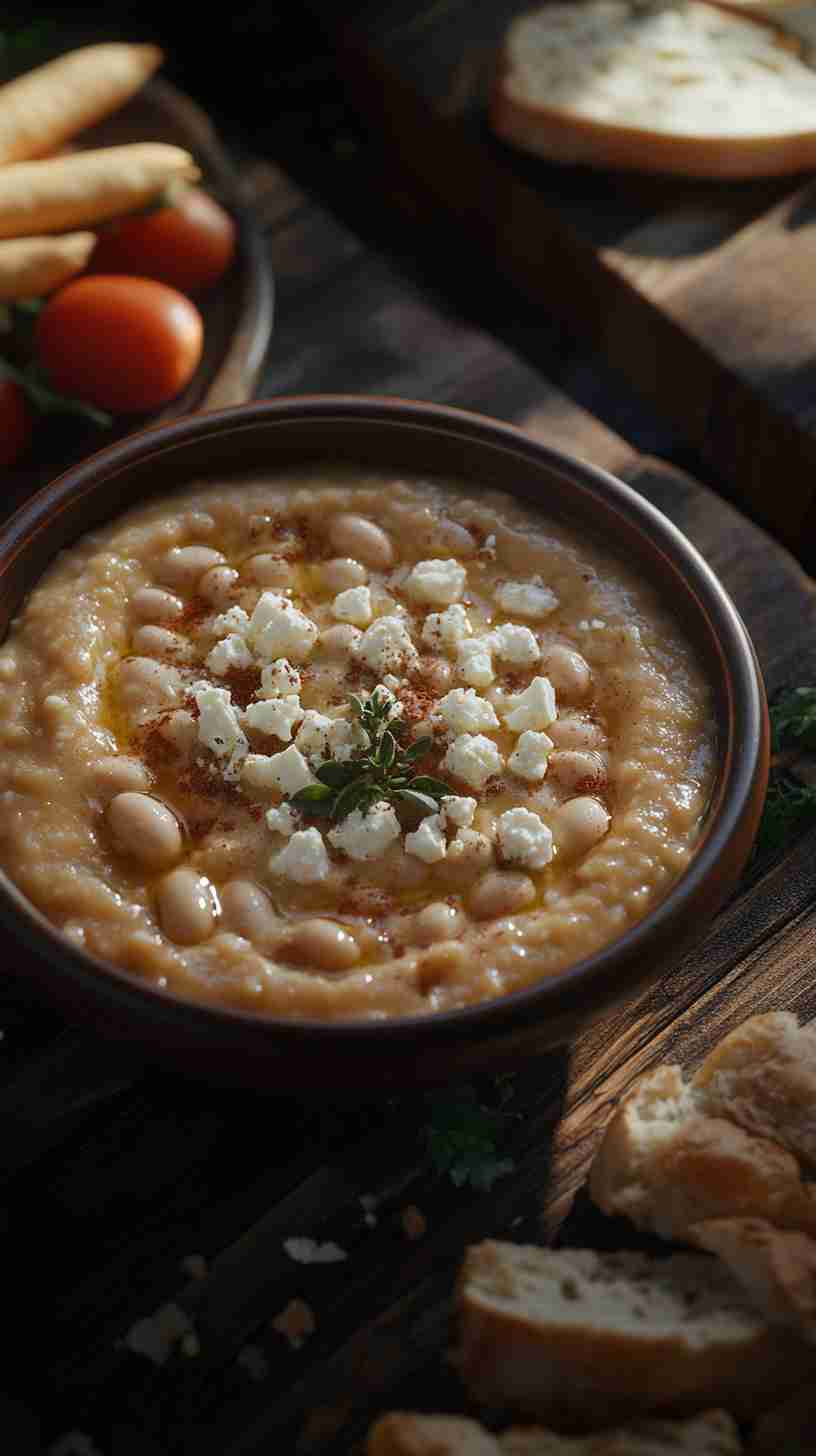 Mediterranean Cannellini Bean and Feta Dip
