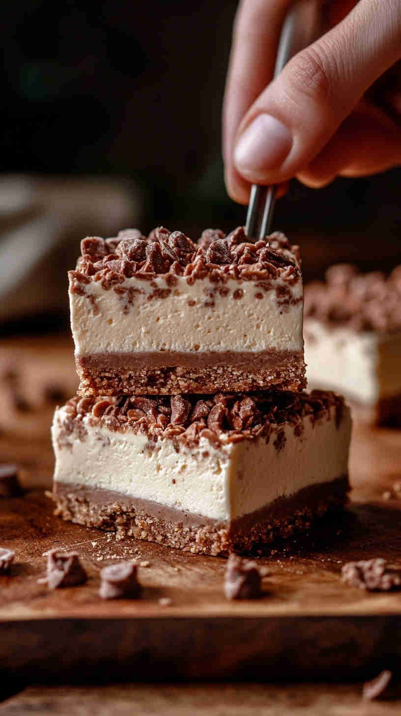 No-Bake Protein Cheesecake Bars