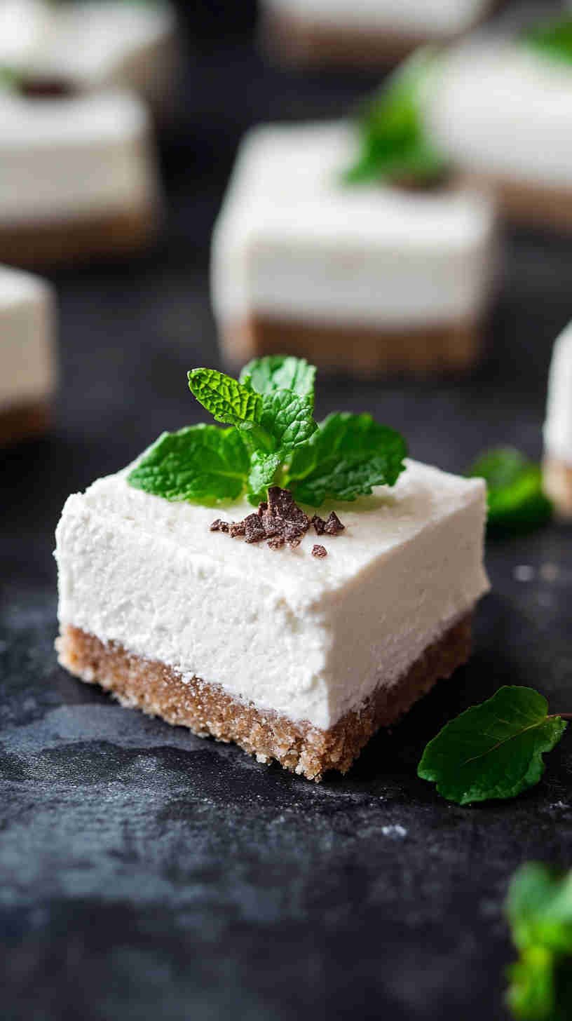 No-Bake Protein Cheesecake Bars