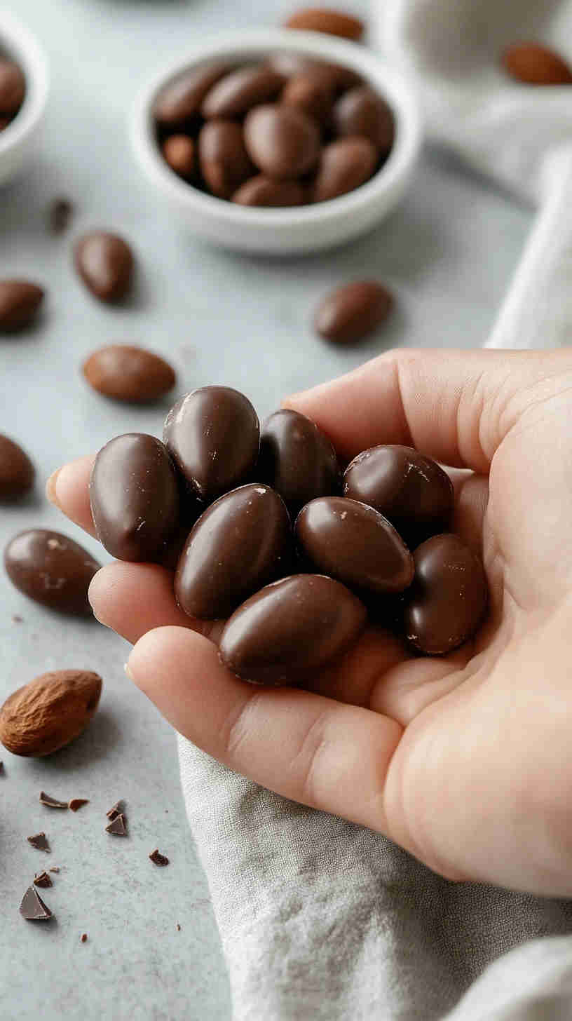 No-Sugar Chocolate Covered Almonds