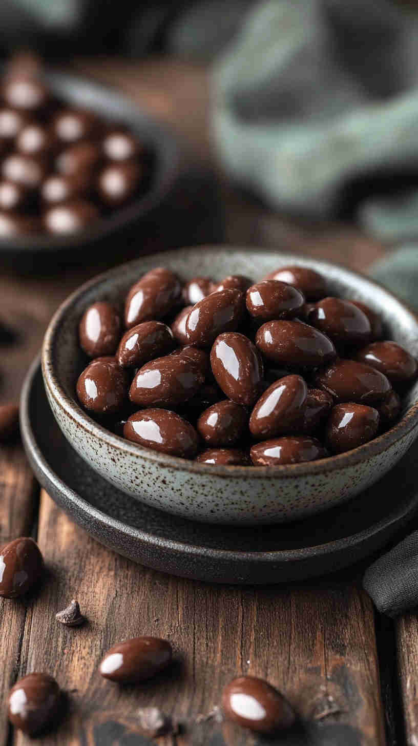 No-Sugar Chocolate Covered Almonds
