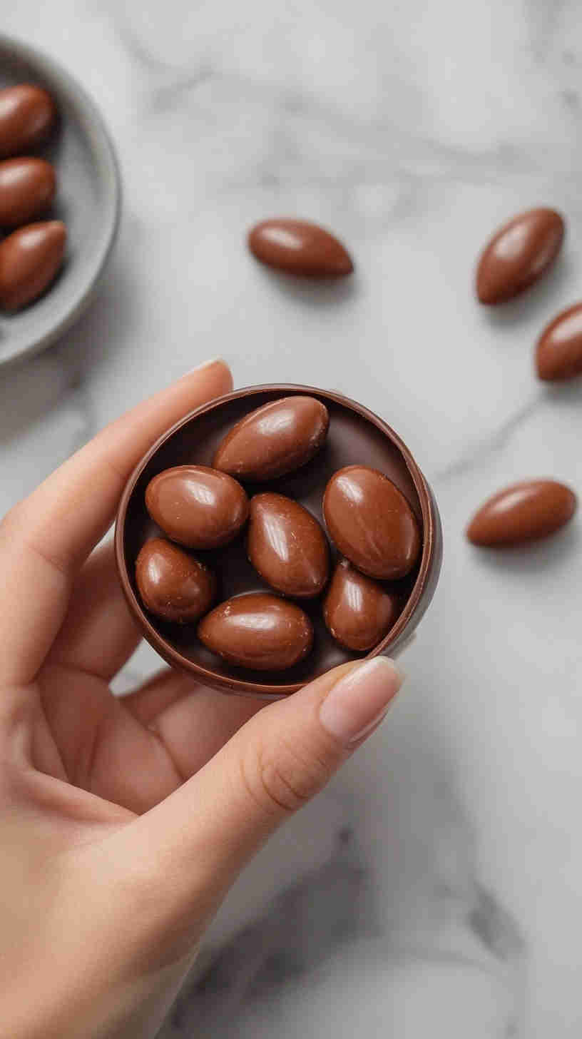 No-Sugar Chocolate Covered Almonds