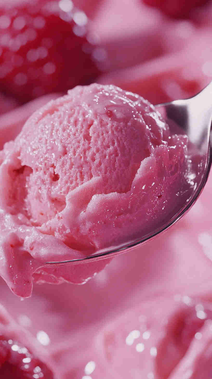 No-Sugar Raspberry Sorbet