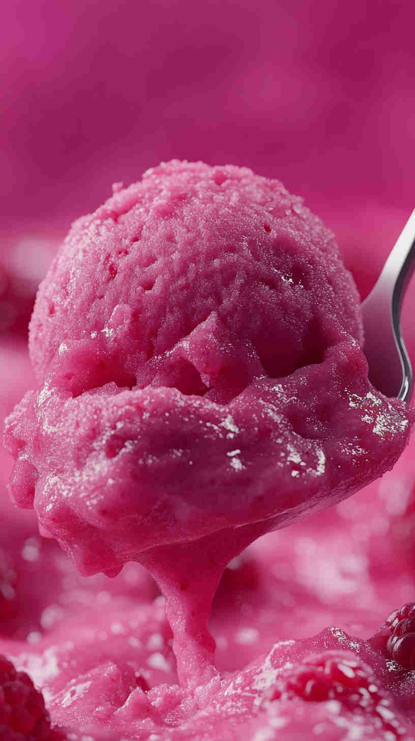 No-Sugar Raspberry Sorbet