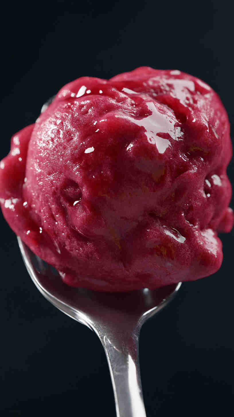 No-Sugar Raspberry Sorbet