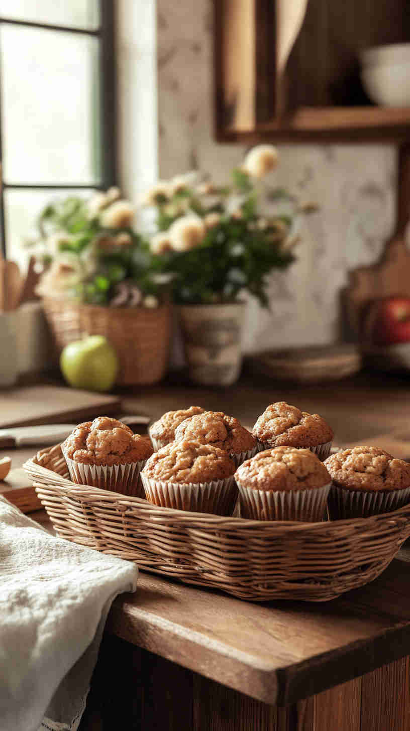 Protein-Packed Apple Cinnamon Muffins