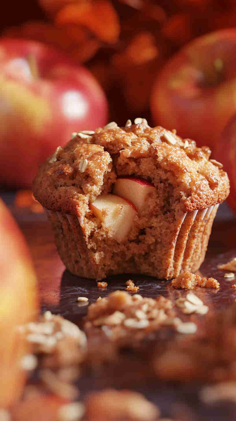 Protein-Packed Apple Cinnamon Muffins