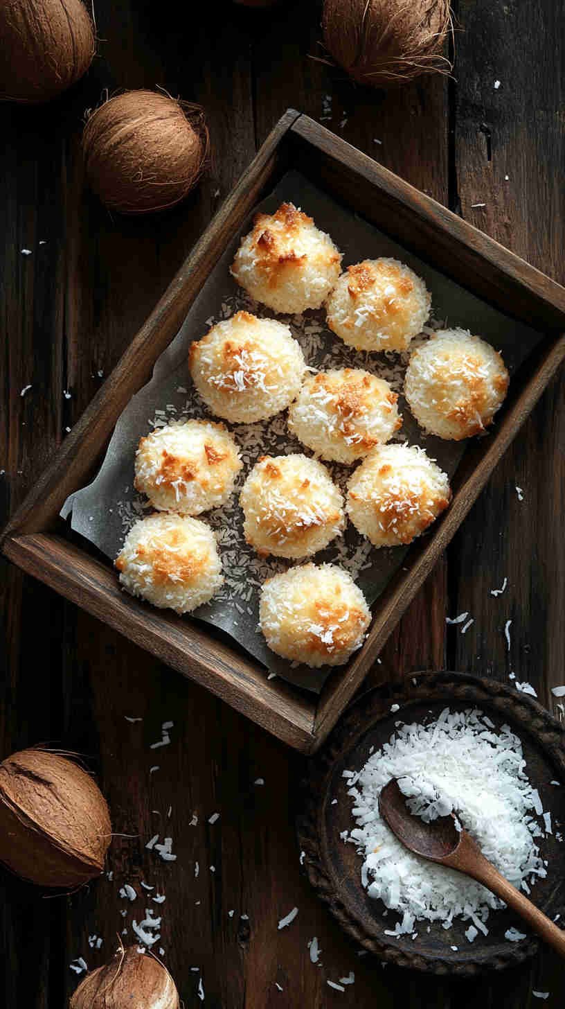 Protein-Packed Coconut Macaroons