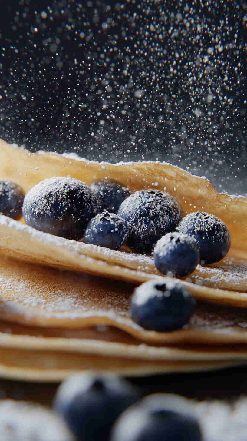 Protein-Powder Pancakes with Berries