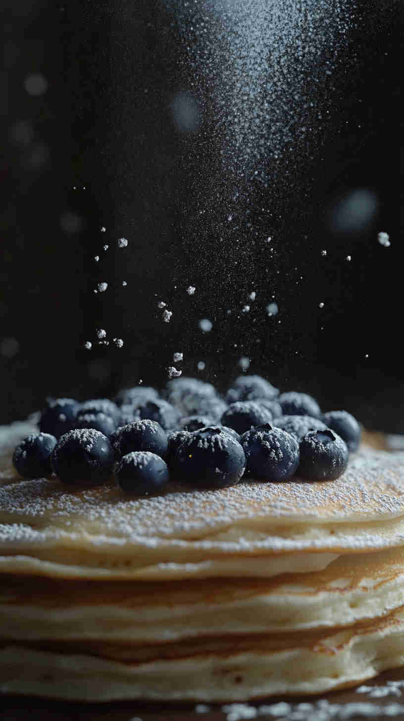 Protein-Powder Pancakes with Berries