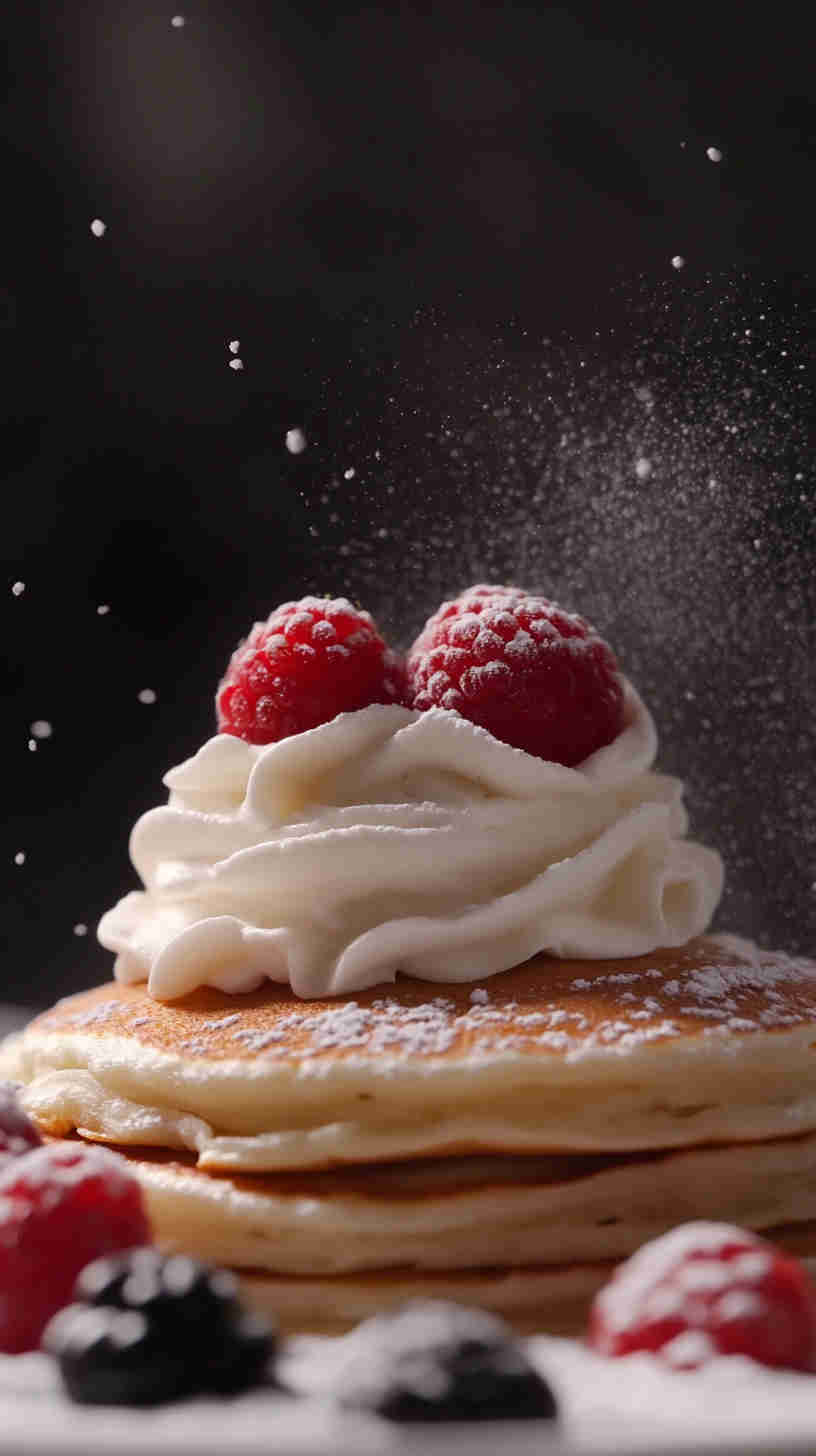 Protein-Powder Pancakes with Berries