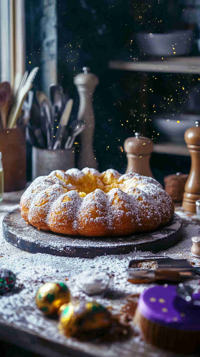 Quick and Simple King Cake Recipe