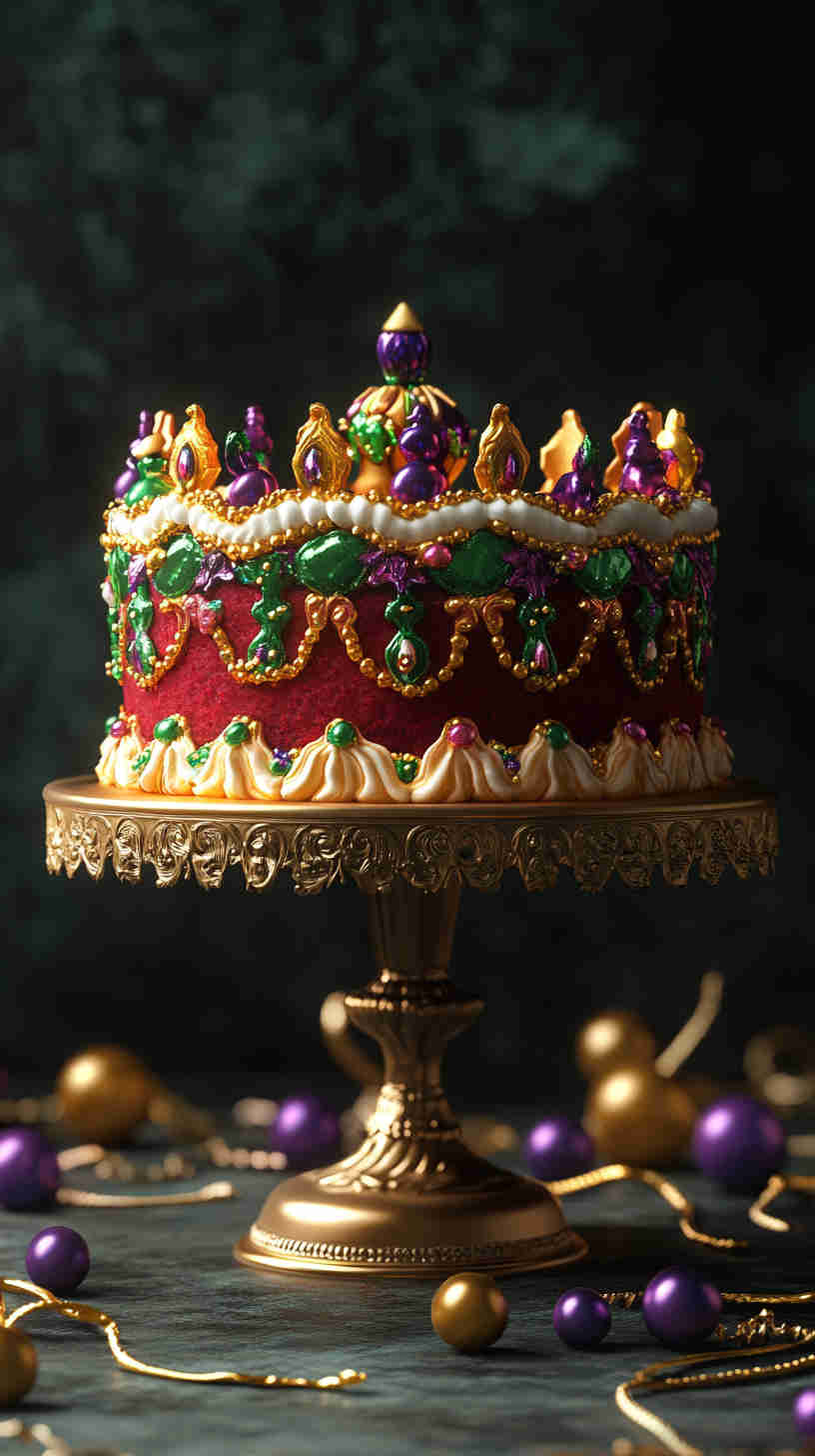 Red Velvet King Cake