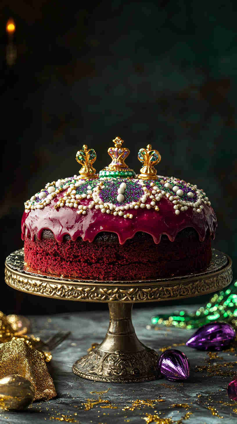 Red Velvet King Cake