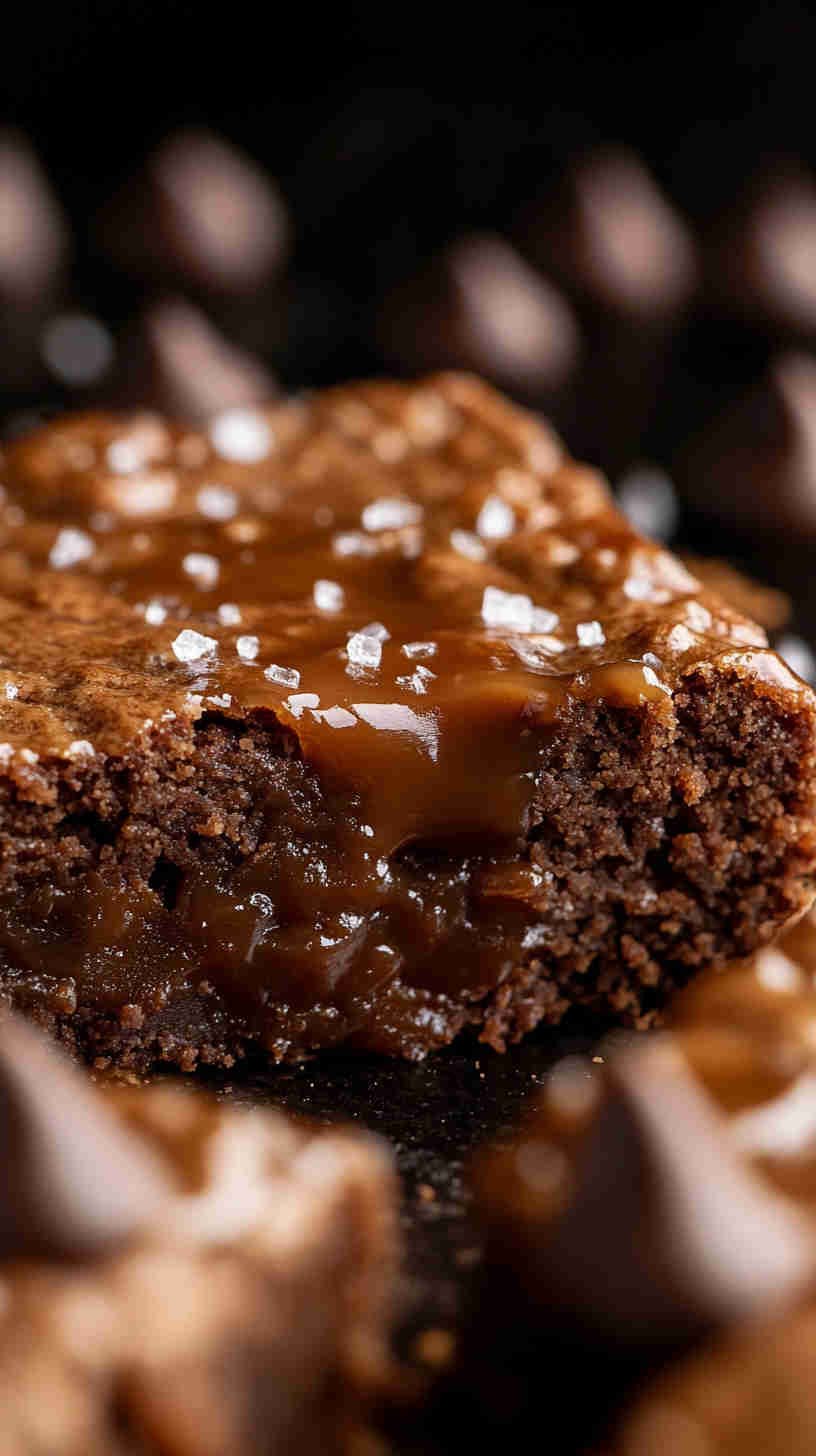 Salted Caramel Protein Blondies