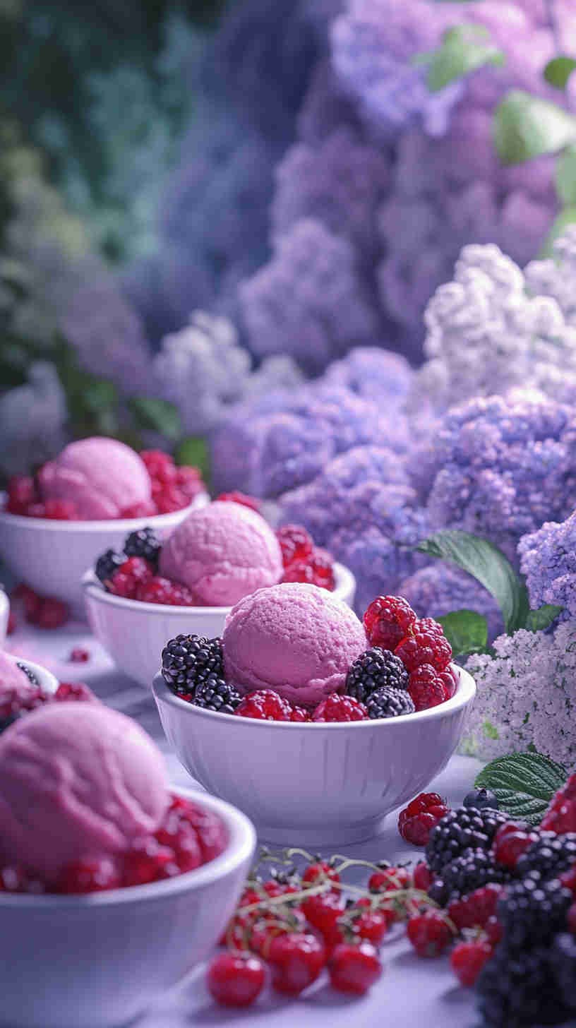 Simple Berry Sorbet