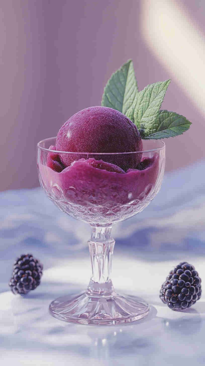 Simple Berry Sorbet