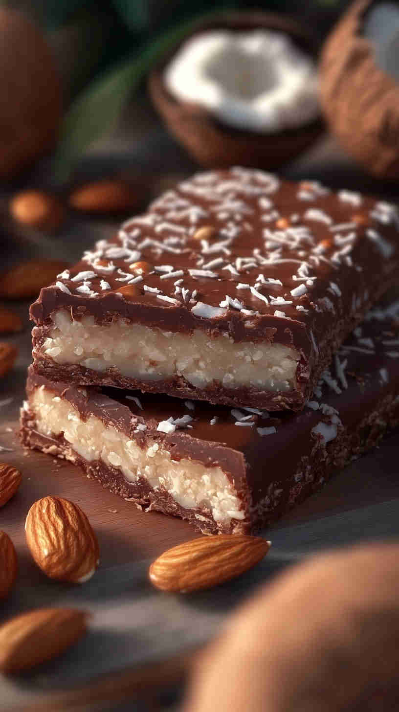 Sugar-Free Almond Joy Bars
