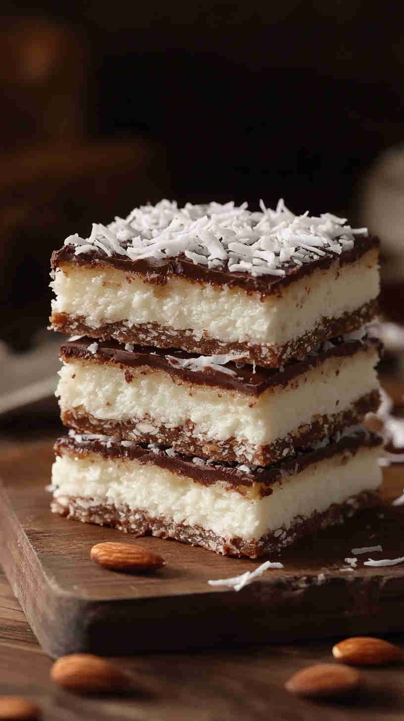 Sugar-Free Almond Joy Bars