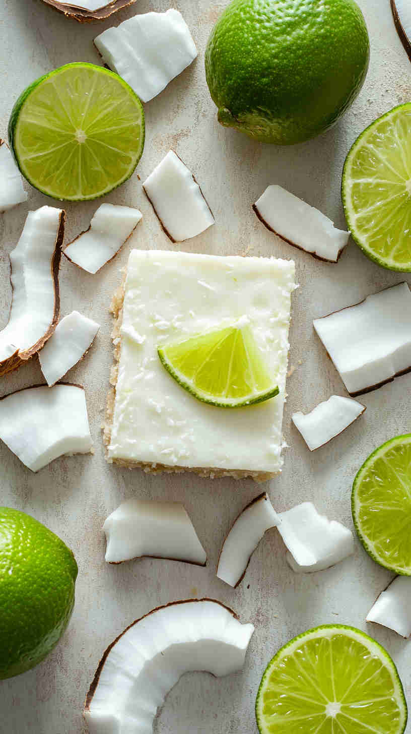 Sugar-Free Coconut Lime Bars