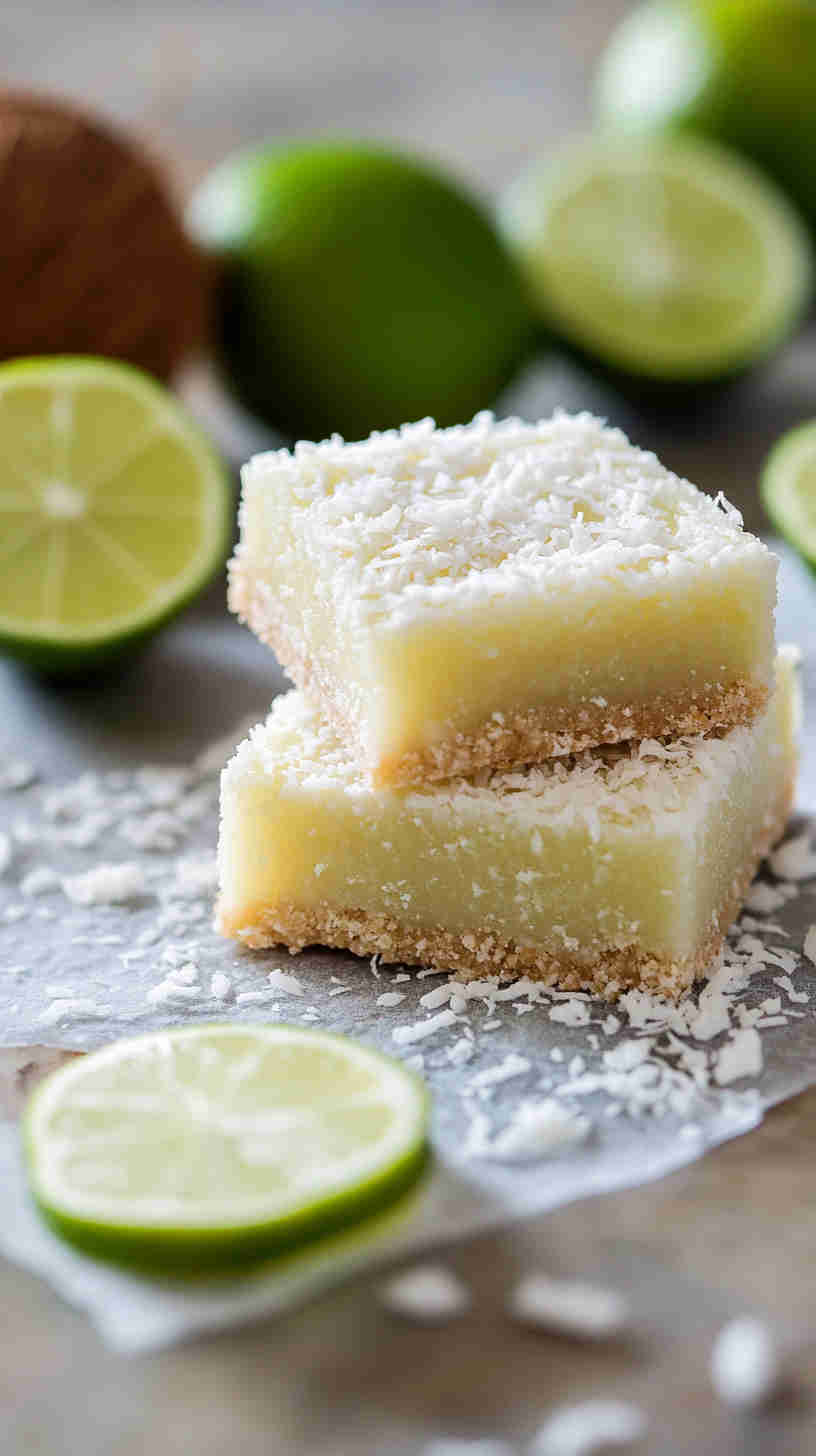 Sugar-Free Coconut Lime Bars