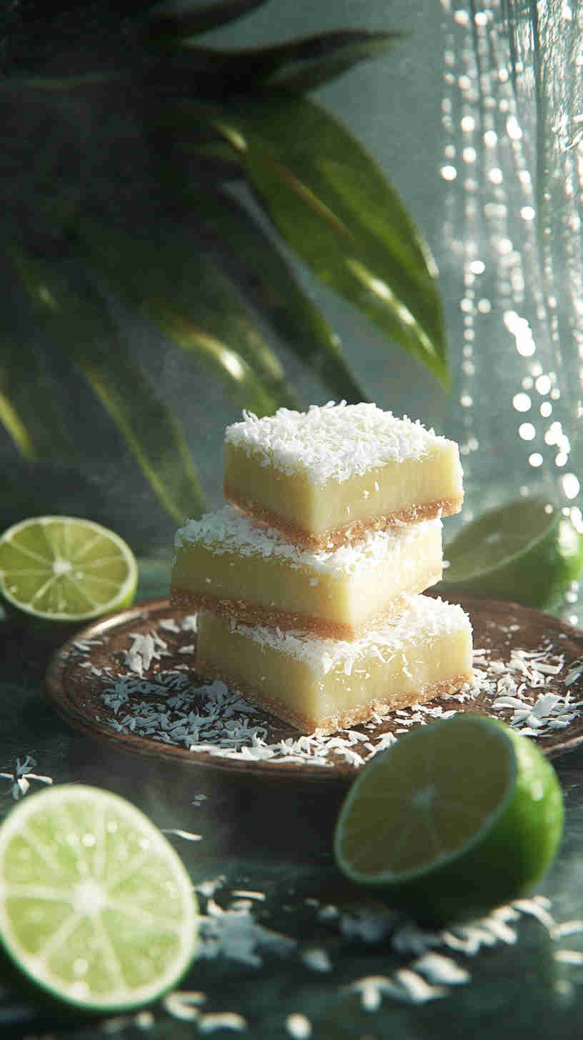 Sugar-Free Coconut Lime Bars