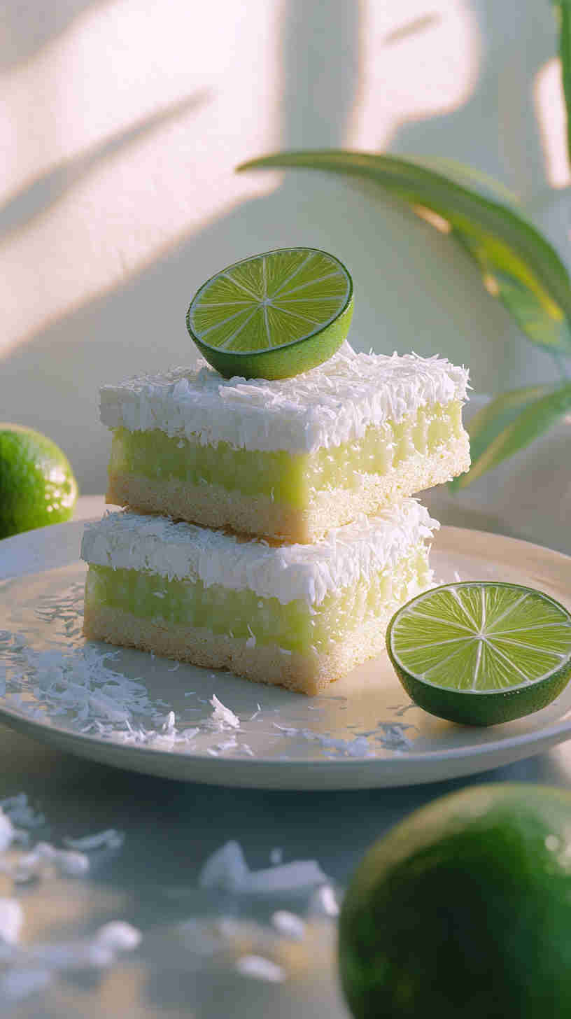 Sugar-Free Coconut Lime Bars