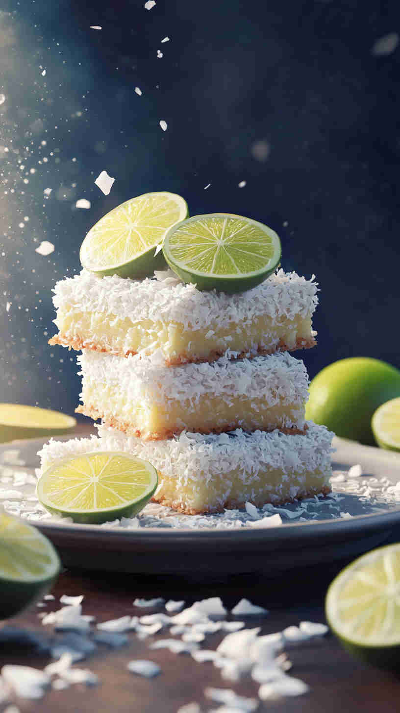 Sugar-Free Coconut Lime Bars