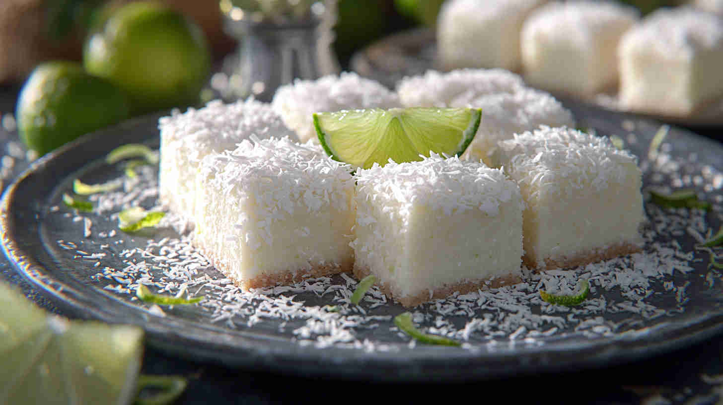 Sugar-Free Coconut Lime Bars