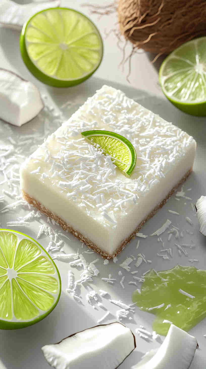 Sugar-Free Coconut Lime Bars