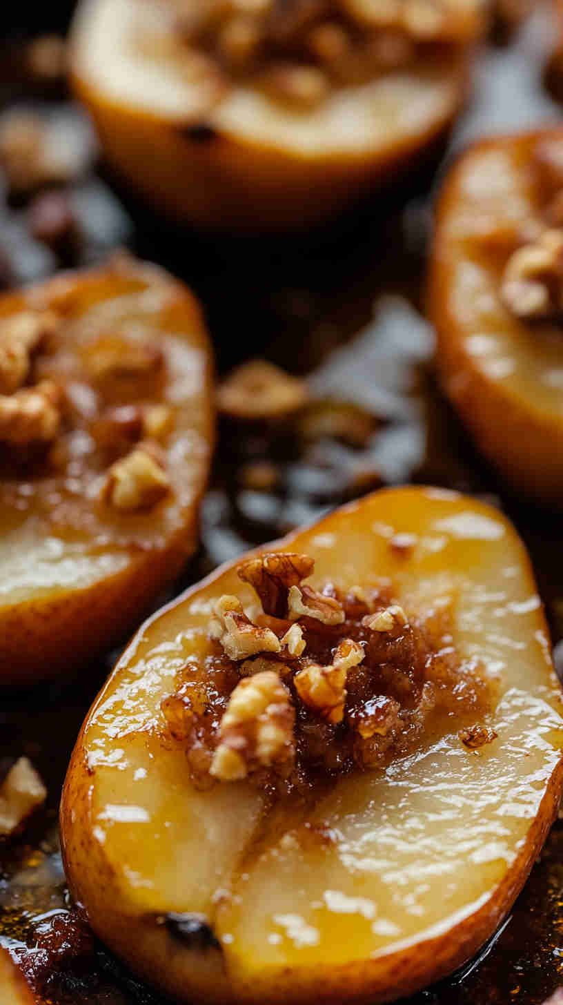 Sweet and Creamy Baked Pears