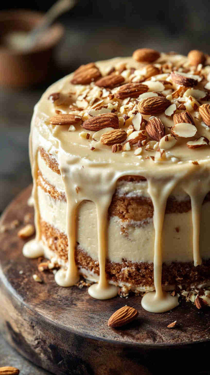 Vanilla Almond Protein Cake