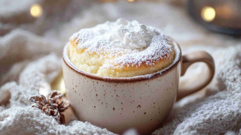 Vanilla Protein Mug Cake