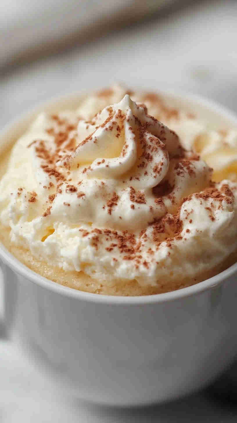 Vanilla Protein Mug Cake