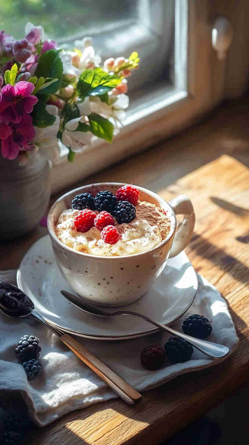 Vanilla Protein Mug Cake