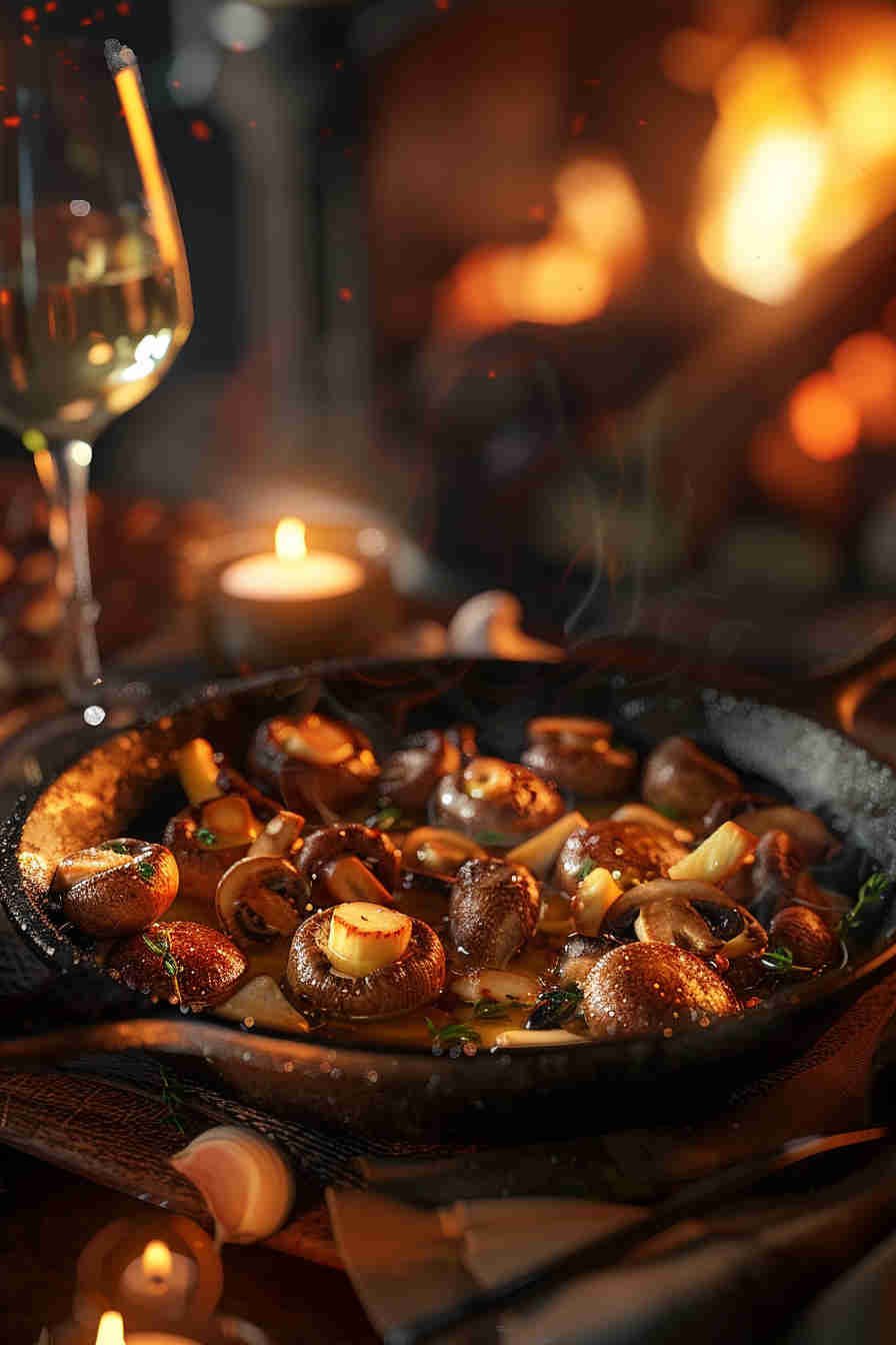 Baked Garlic Butter Mushrooms