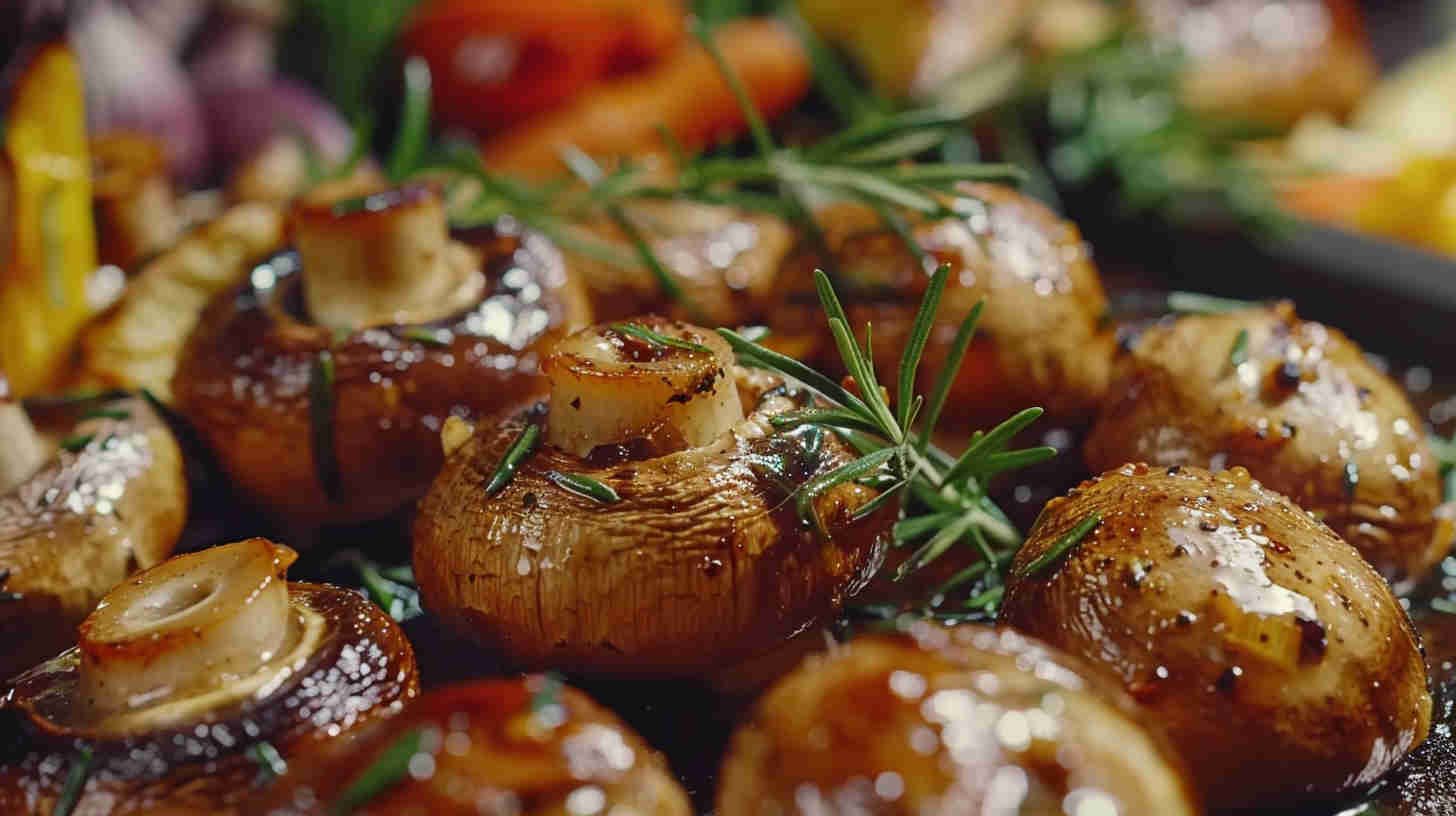 Baked Garlic Butter Mushrooms