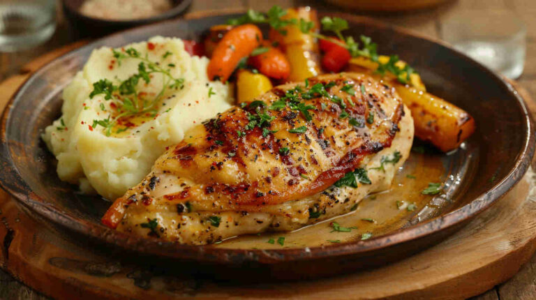 Cheesy Spinach-Stuffed Chicken Breasts
