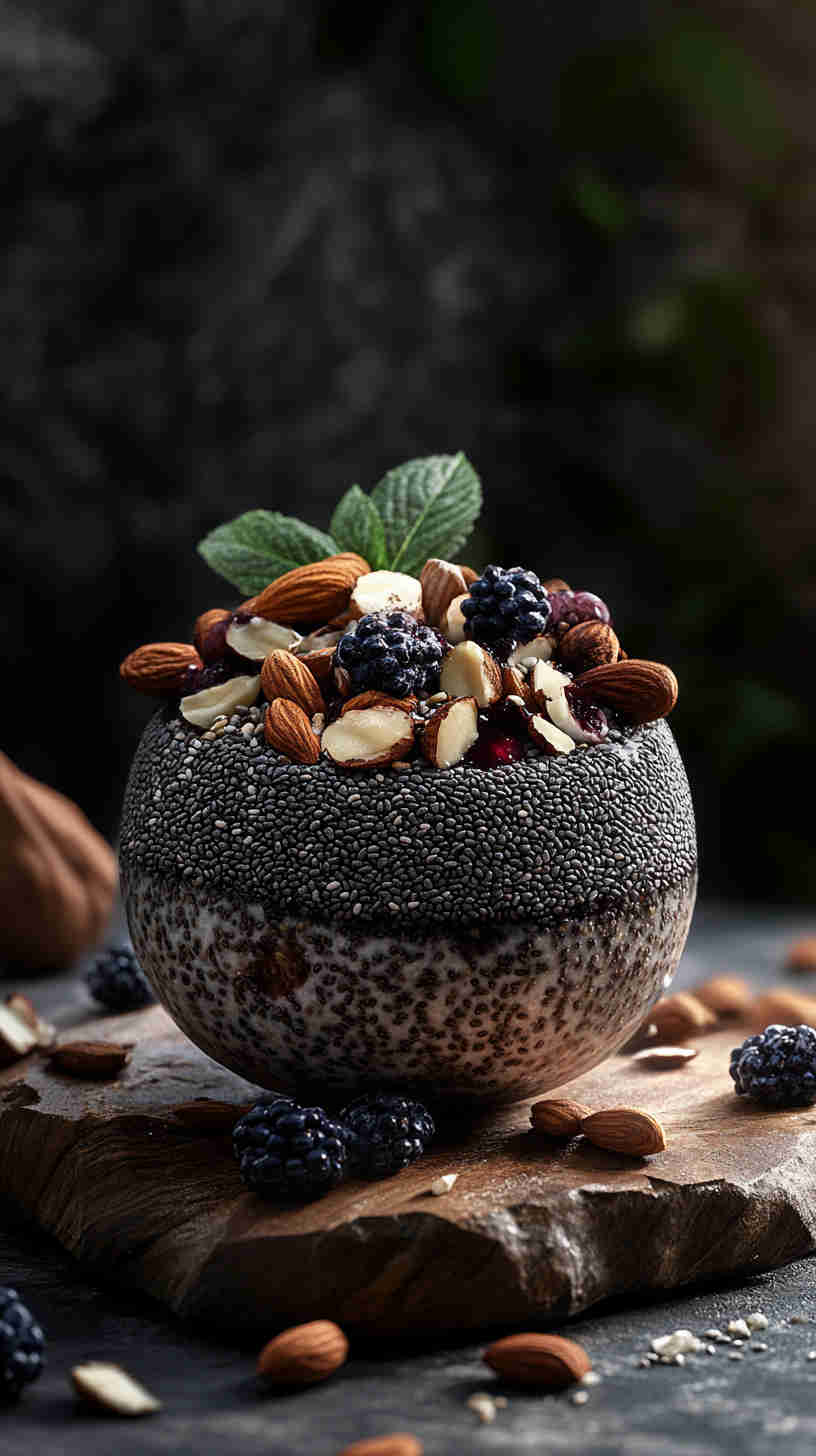 Chia Seed Pudding with Nuts