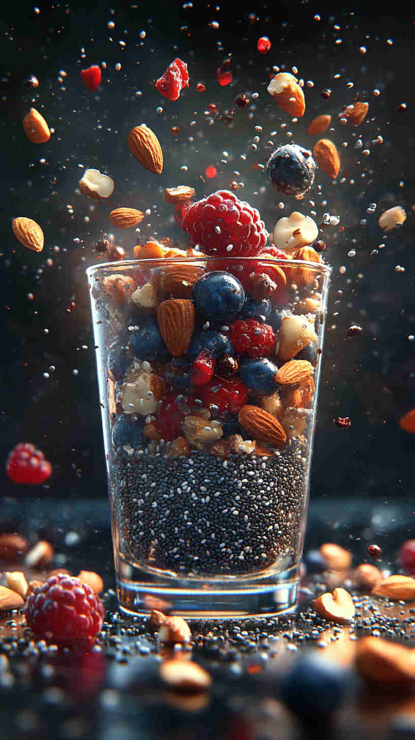 Chia Seed Pudding with Nuts