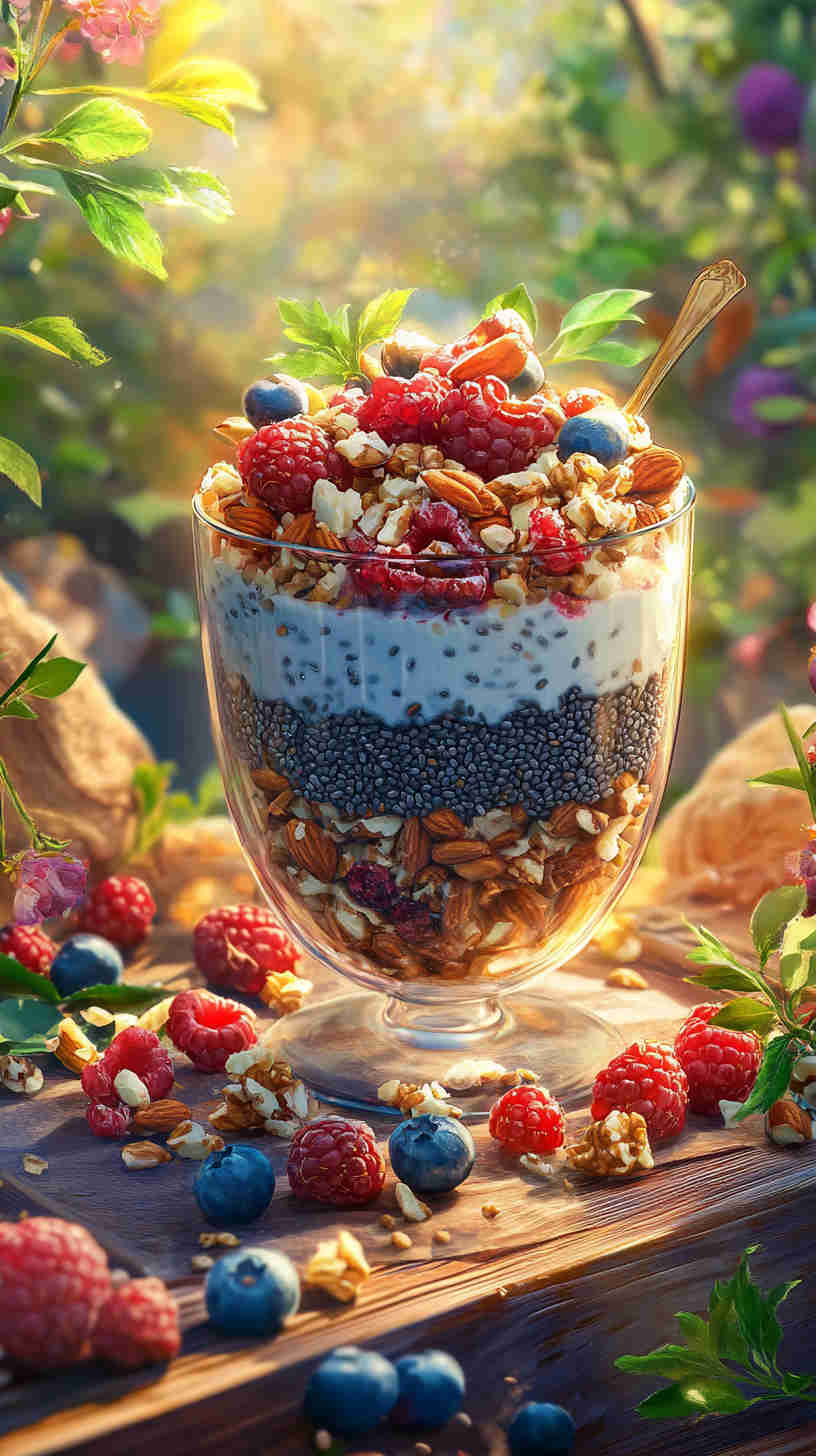 Chia Seed Pudding with Nuts