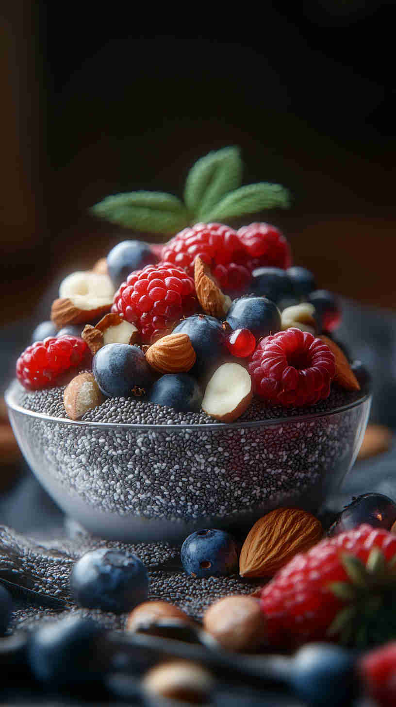 Chia Seed Pudding with Nuts